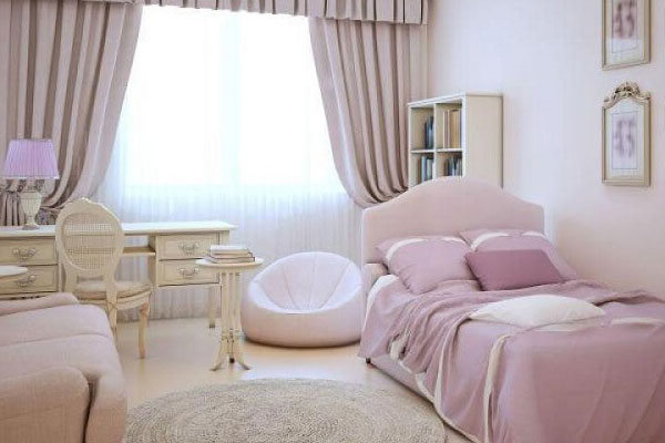Sử dụng đồ đạc đơn giản vừa đủ để trang trí phòng ngủ hàn quốc