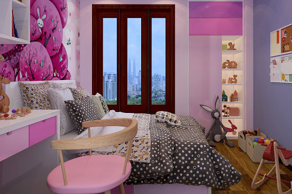 Trang trí phòng ngủ cho con gái bằng những phụ kiện thông dụng